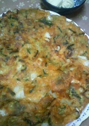 白菜キムチの、モチモチ焼き。-レシピのメイン写真