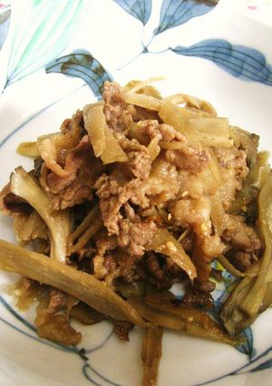 牛肉とごぼうの味噌煮-レシピのメイン写真