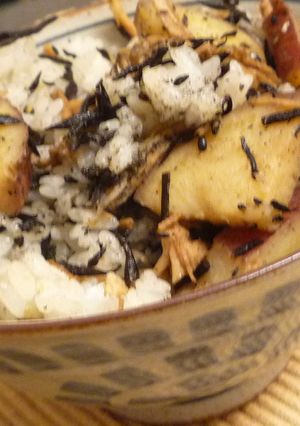 ホクホク☆ひじきとさつまいもの混ぜご飯-レシピのメイン写真