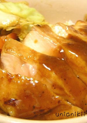 とりの照り焼き丼-レシピのメイン写真