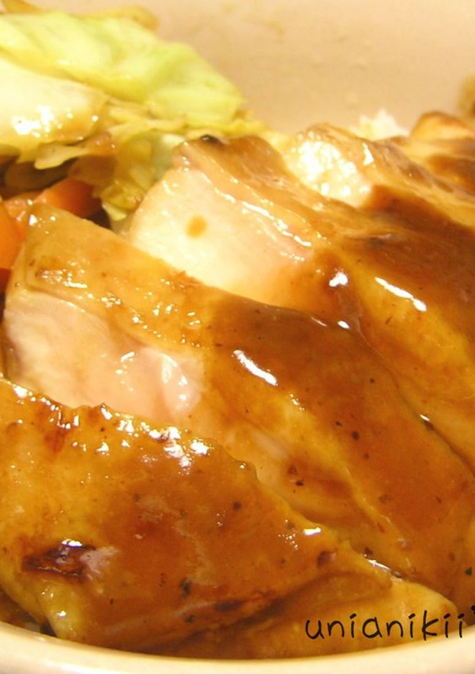 とりの照り焼き丼-レシピのメイン写真
