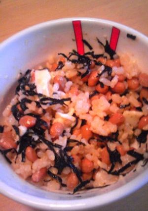 発酵食品☆納豆チーズご飯-レシピのメイン写真