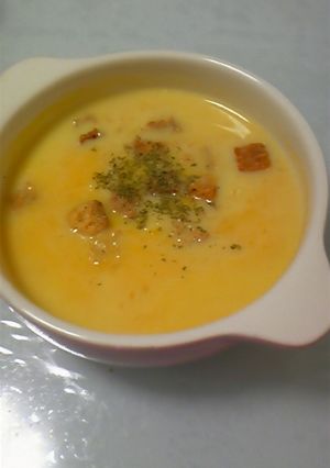 簡単・ﾚﾝｼﾞだけでｶﾎﾞﾁｬｽｰﾌﾟ☆-レシピのメイン写真