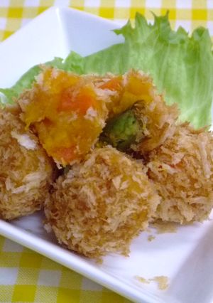 ワンコ用♪野菜のコロッケ風-レシピのメイン写真