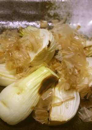葉たまねぎの網焼き＆炒め物-レシピのメイン写真