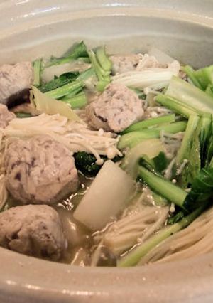 ＜カツオ団子鍋＞中華風♪-レシピのメイン写真