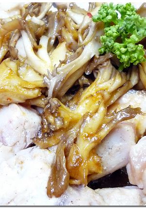 マグロと舞茸の♪醤油大蒜♪ステーキ-レシピのメイン写真