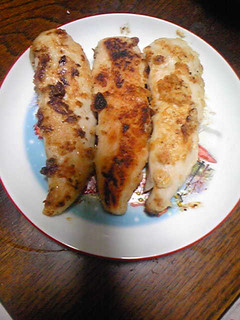 超簡単ササミのガーリック&梅肉焼き-レシピのメイン写真