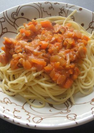 ひき肉なしで☆自家製ミートソース-レシピのメイン写真