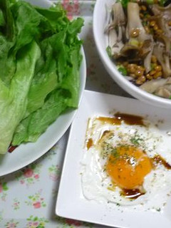 ★まいたけと納豆の手巻きサラダ★-レシピのメイン写真