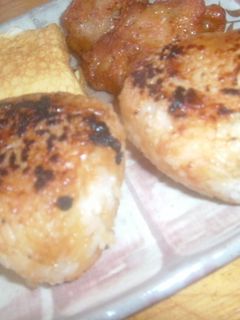 味噌醤油が香ばしい*焼きおにぎり-レシピのメイン写真