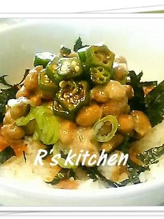 梅と味噌の納豆丼-レシピのメイン写真