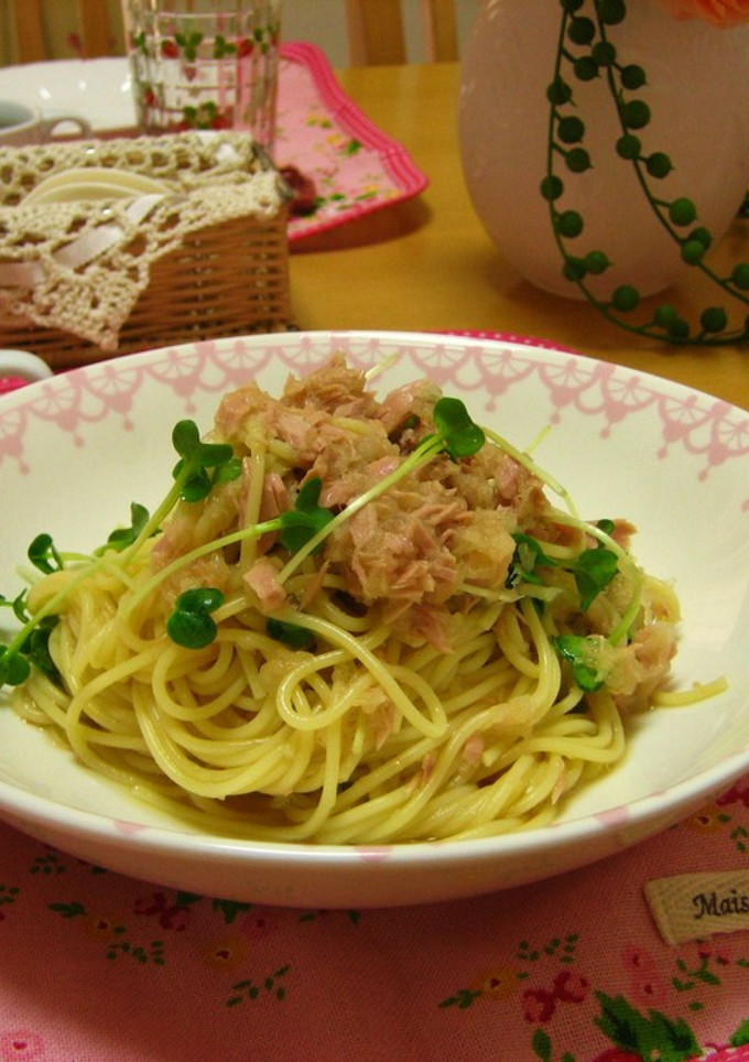 ツナと大根おろしの和風スパゲティ-レシピのメイン写真