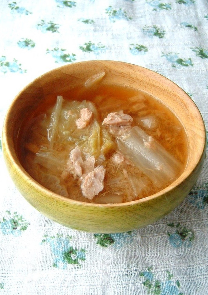 白菜とツナの和風スープ-レシピのメイン写真