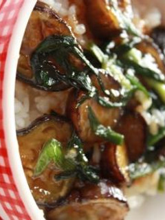 簡単♪ なす&にら❀甘辛丼♡-レシピのメイン写真