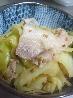 5分で完成;豚肉とキャベツのポン酢和え-レシピのメイン写真