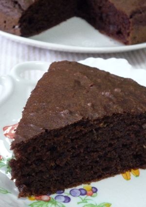 ノンオイル♡豆腐とココアのケーキ-レシピのメイン写真