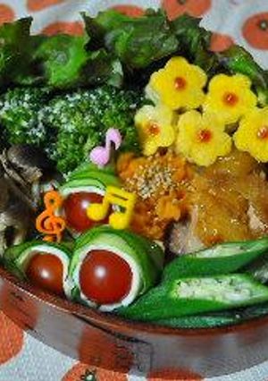 お弁当に☆簡単花型卵焼き♪-レシピのメイン写真