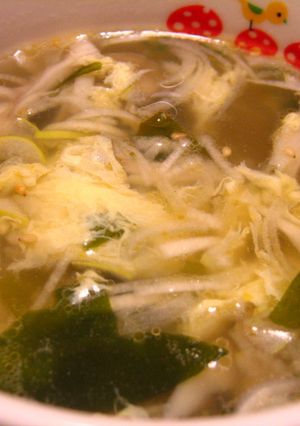 ふわふわ♪たまごわかめスープ-レシピのメイン写真