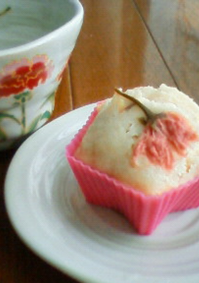 ＊桜の蒸しぱん＊-レシピのメイン写真