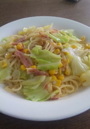 ランチに☆春キャベツとベーコンのパスタ☆-レシピのメイン写真