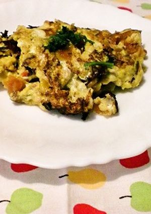 カレーと福神漬けで!オムレツ★-レシピのメイン写真