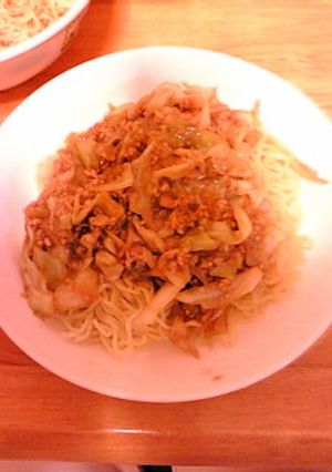 キャベツたっぷり！ジャージャー麺風-レシピのメイン写真