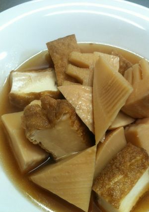 筍と厚揚げの生姜風味煮物-レシピのメイン写真