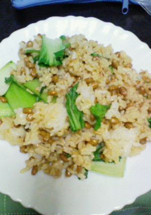 納豆チャーハン！-レシピのメイン写真