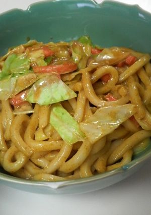 うどんでも♪カレーマヨ醤油うどん♪-レシピのメイン写真