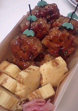 お花見弁当・・蓮根入り鳥つくね串！-レシピのメイン写真