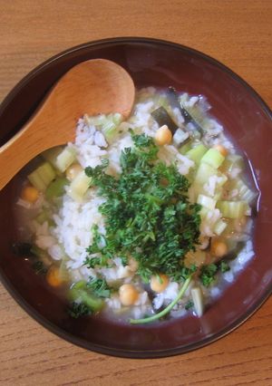 セロリ雑炊-レシピのメイン写真