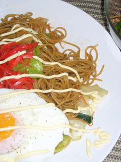 海外在住の方必見!!パスタde焼きそば-レシピのメイン写真