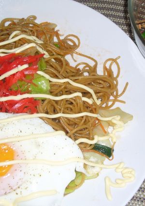 海外在住の方必見！！パスタｄｅ焼きそば-レシピのメイン写真