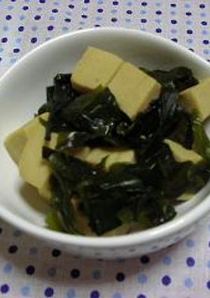 高野豆腐とワカメの煮物★-レシピのメイン写真