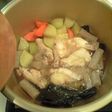 大根と昆布のお煮しめin鶏♡