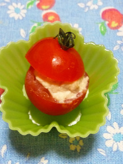 簡単お弁当✿プチトマトの中身はツナマヨ-レシピのメイン写真