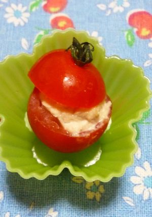 簡単お弁当✿プチトマトの中身はツナマヨ-レシピのメイン写真