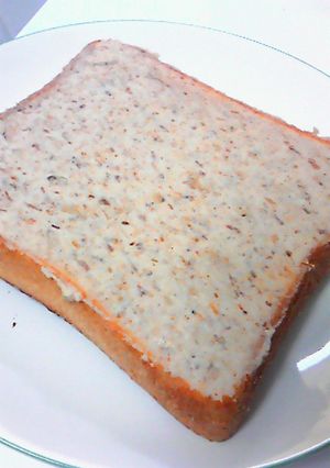 簡単和風☆梅かつおクリームチーズトースト-レシピのメイン写真