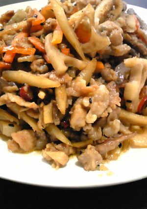 甘辛♪肉inキンピラ-レシピのメイン写真