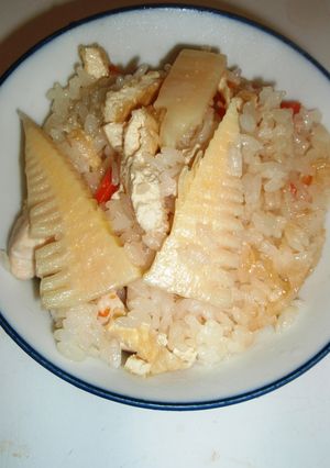 麺つゆで簡単炊き込み竹の子ご飯！-レシピのメイン写真