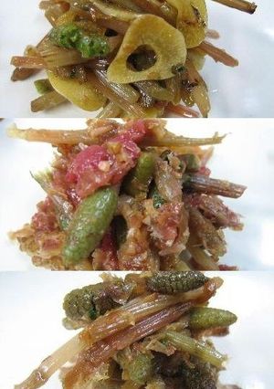 つくし料理選手権!3種類どれが旨いかな?-レシピのメイン写真