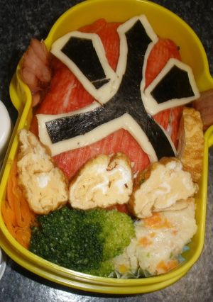 キャラ弁♪「シンケンジャー」-レシピのメイン写真
