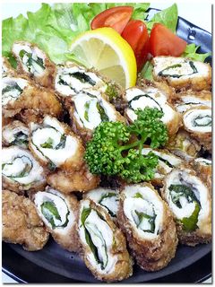 鶏ささみ ♪ 紫蘇チーズ ♪ 巻き-レシピのメイン写真