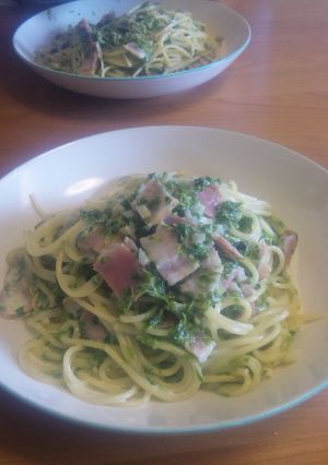 意外においしい☆生のりクリームパスタ-レシピのメイン写真