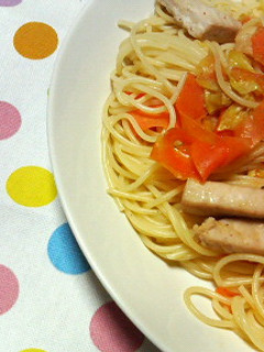 焼肉味✿かじきとたくさん野菜の❀パスタ✿-レシピのメイン写真