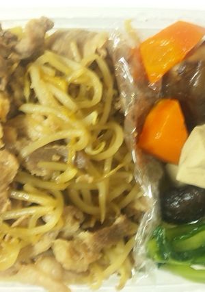 スピードおかず　豚肉とモヤシの生姜焼き-レシピのメイン写真