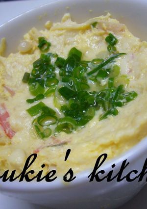 レンジで簡単♪豆腐と卵で茶碗蒸し-レシピのメイン写真