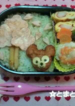 簡単に出来ちゃう♪ダッフィーハンバーグ☆-レシピのメイン写真