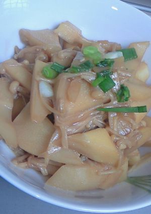 筍とえのき☆にんにくバター風味炒め煮-レシピのメイン写真